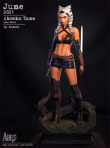 Ahsoka tano star wars statue - ahsoka,