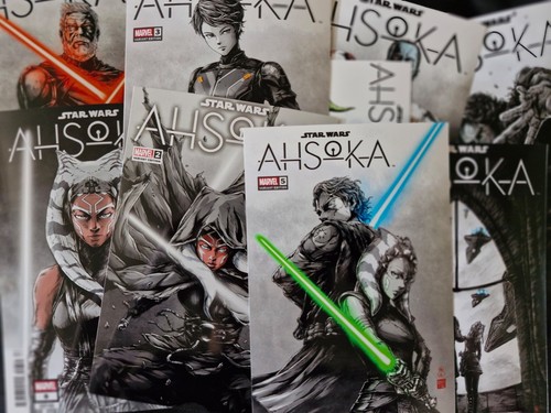 Ahsoka comic manga cover - ahsoka,